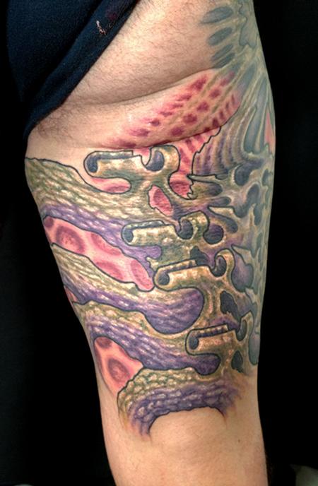 Tattoos - Bio Organic Thigh Tattoo - 77485